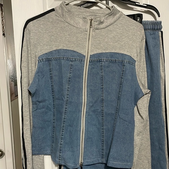 Jackets & Blazers - Jeans jacket set New size medium